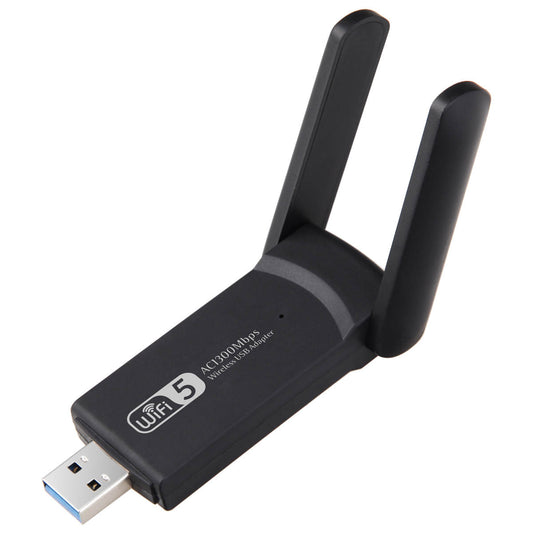 WiFi Adapter USB - USB WiFi Adapter - 1300 Mbps - WiFi Dongle - WiFi Antenne - WiFi ontvanger - WiFi USB adapter