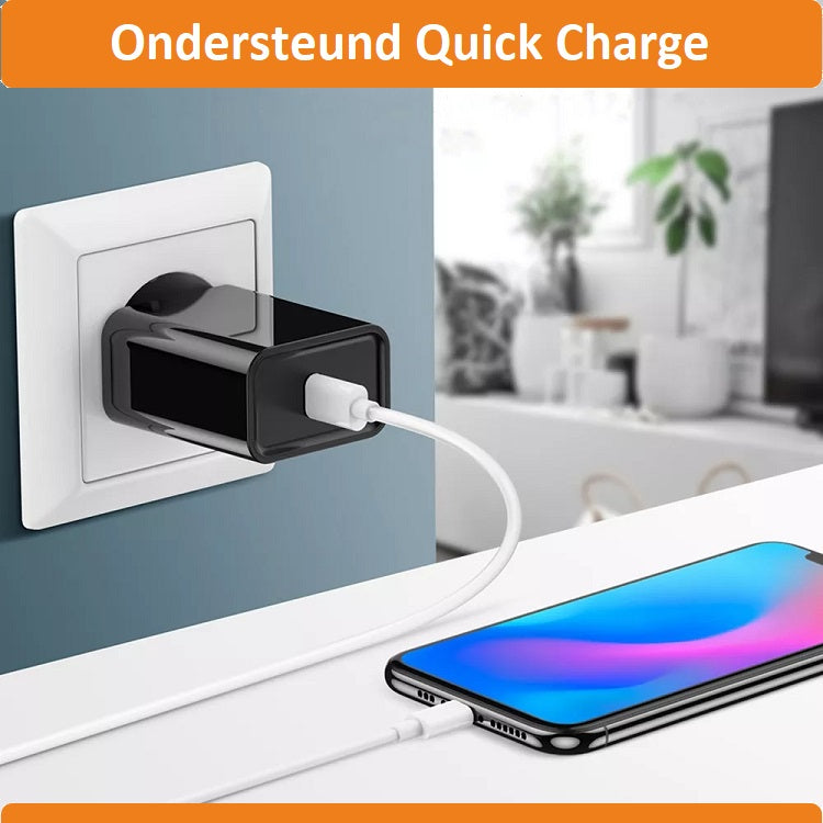 DutchOne - USB-C naar USB-C - 85W 4A - 2 Meter - 2-PACK