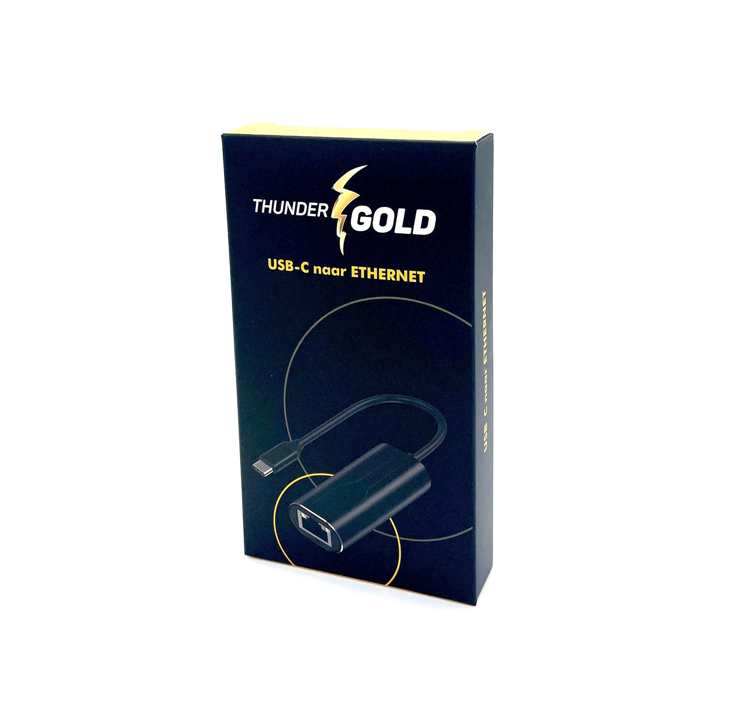 ThunderGold - Ethernet Adapter USB C kabel - USB C naar Ethernet / Internet - Internet Adapter - Netwerk adapter - Netwerkadapter - 1000 Mbps - Gigabit
