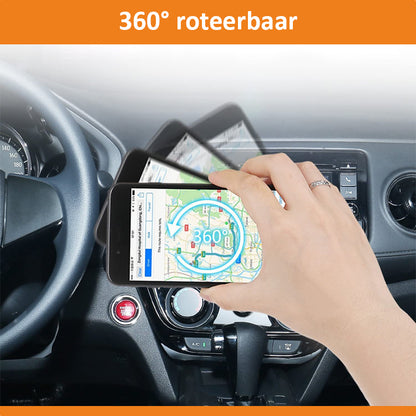 DutchOne - Telefoonhouders Auto Magnetisch - 360 graden - Zwart