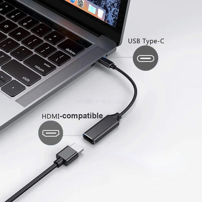 ThunderGold - USB-C naar HDMI Adapter - HDMI naar USB C kabel - USB C HDMI kabel - 4K Ultra HD
