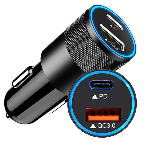 DutchOne - Autolader USB-A & USB-C