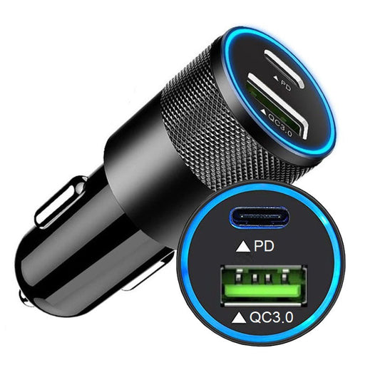 DutchOne - Autolader USB-A & USB-C